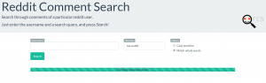 Reddit User Search – Find Posts & Comments